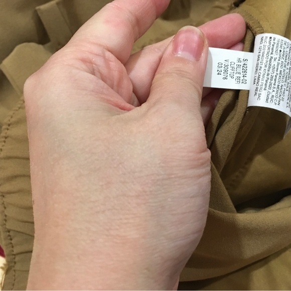 OLD NAVY Womens XL High-Waist Billie Pants Trouser Straight Leg Tan New - Picture 6 of 7